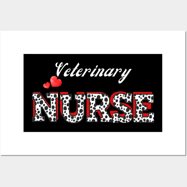 Veterinary Nurse Design Wall Art by TASKARAINK